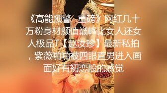 《高能预警✿重磅》网红几十万粉身材颜值巅峰比女人还女人极品T【赵汝珍】最新私拍，紫薇啪啪被四眼直男进入画面好有初恋般的感觉